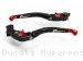 Adjustable Folding Brake and Clutch Lever Set by Performance Technology Ducati / Hypermotard 950 / 2023