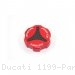 Carbon Inlay Rear Brake Fluid Tank Cap by Ducabike Ducati / 1199 Panigale S / 2013