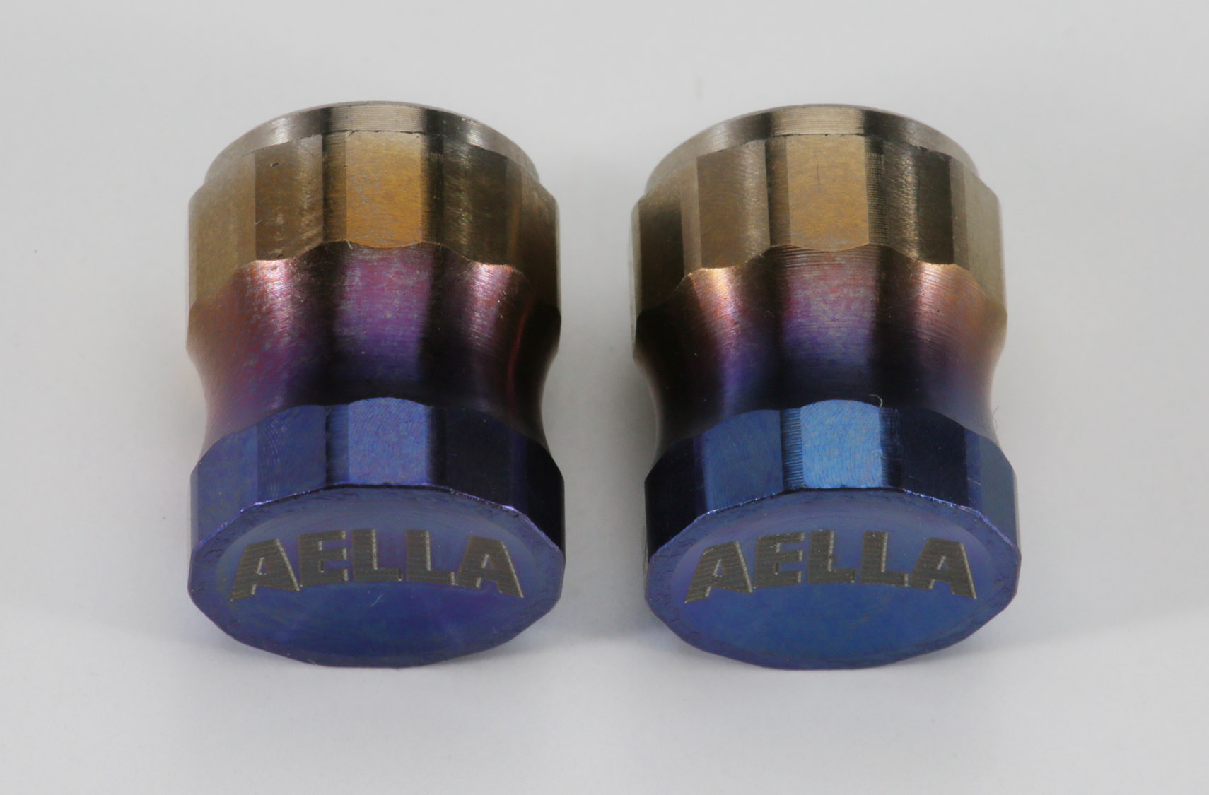 aella titanium tire wheel valve stem caps