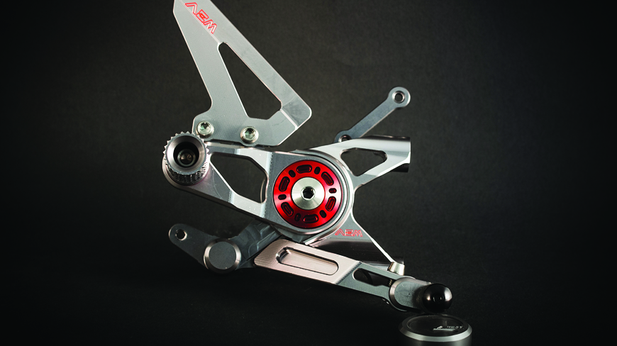 ducati panigale 1199 1299 rearsets by aem factory