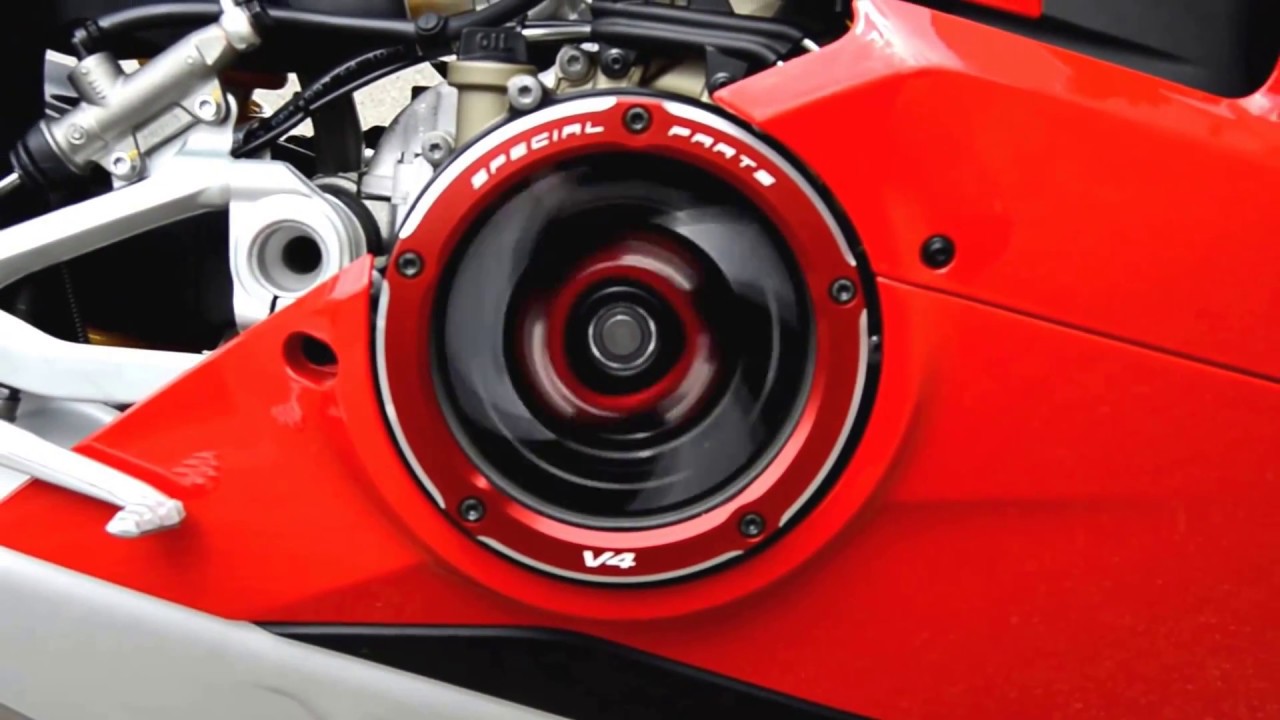 ducabike clear clutch spinning ducati panigale v4