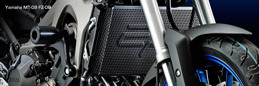 yamaha mt09 radiator guard evotech performance