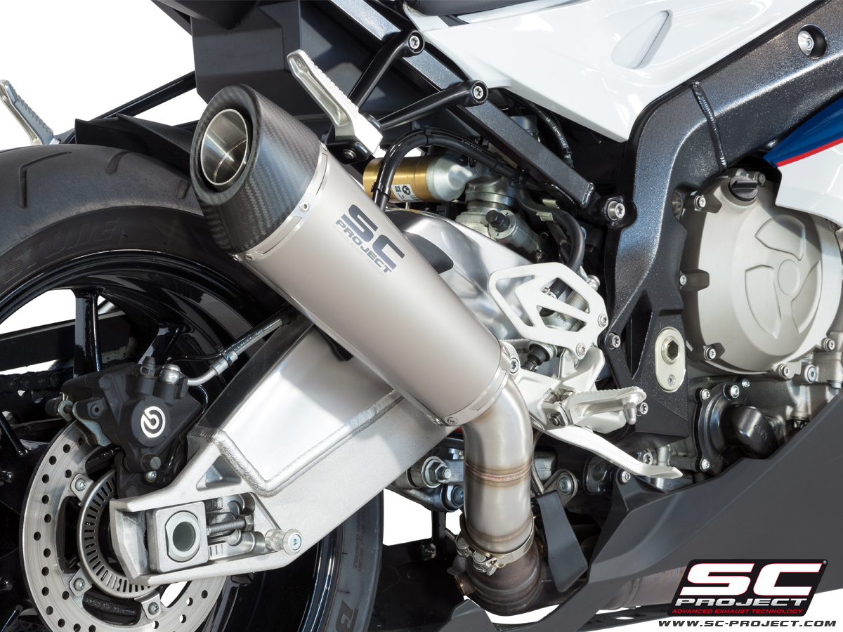 bmw s1000rr slipon exhaust scproject vs