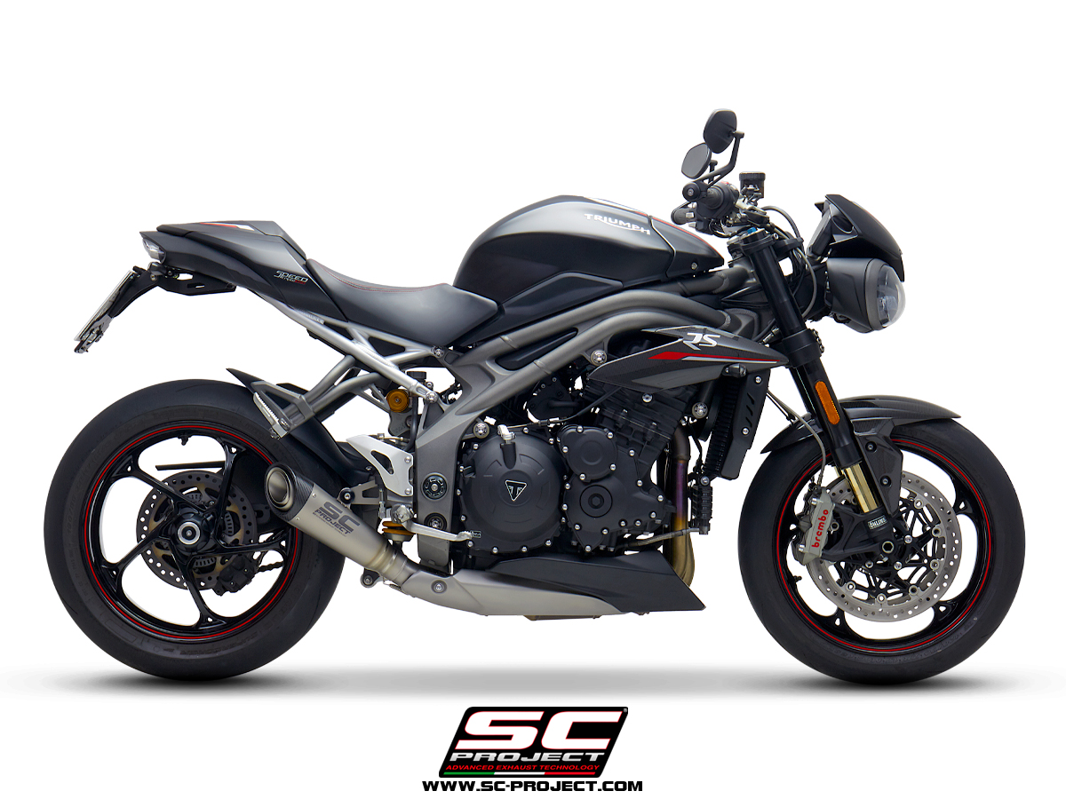 best triumph speed triple exhaust slipon