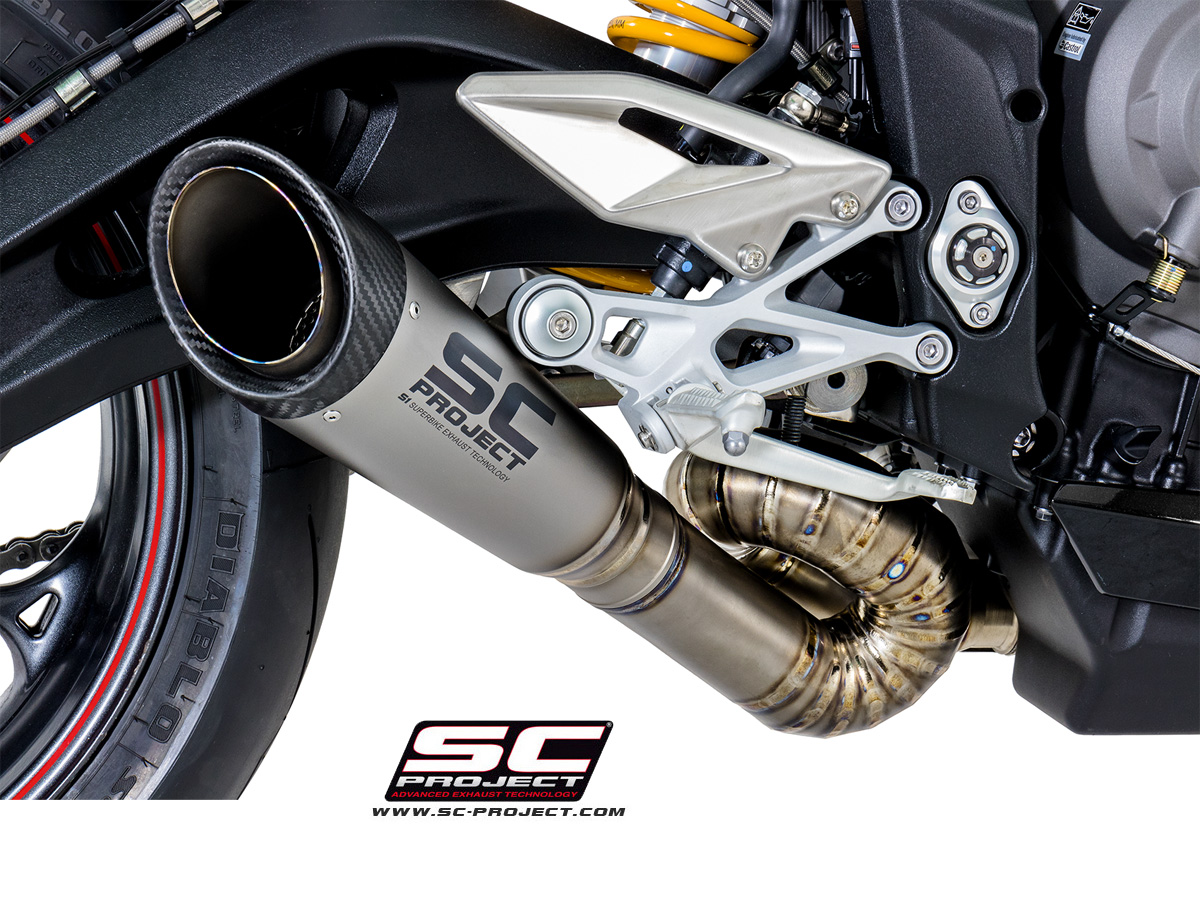 triumph street triple 765 exhaust sc-project best