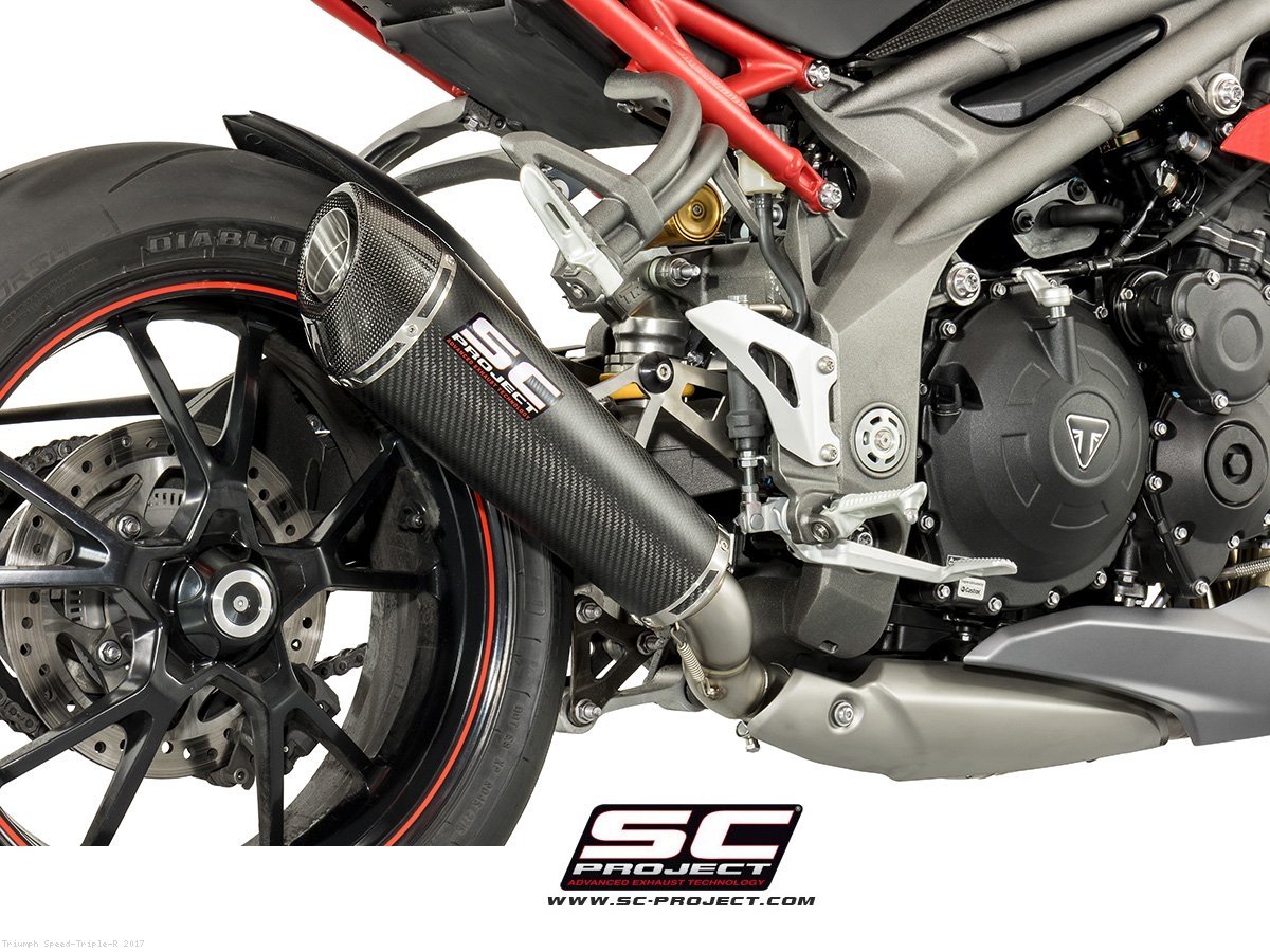 Conic Exhaust by SC Project Triumph Speed Triple R 2017 T16 L35C