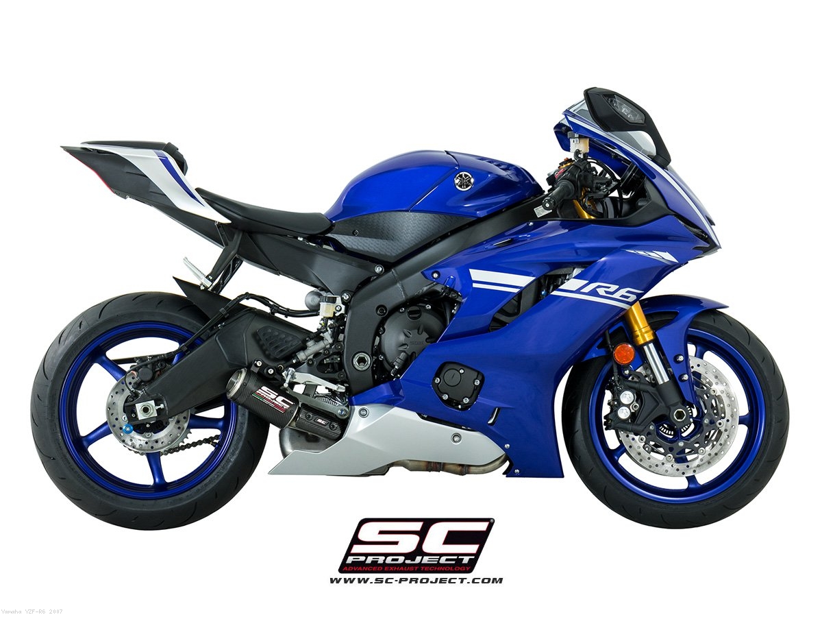 CR T Exhaust by SC Project Yamaha YZF R6 2007 Y21 L36C