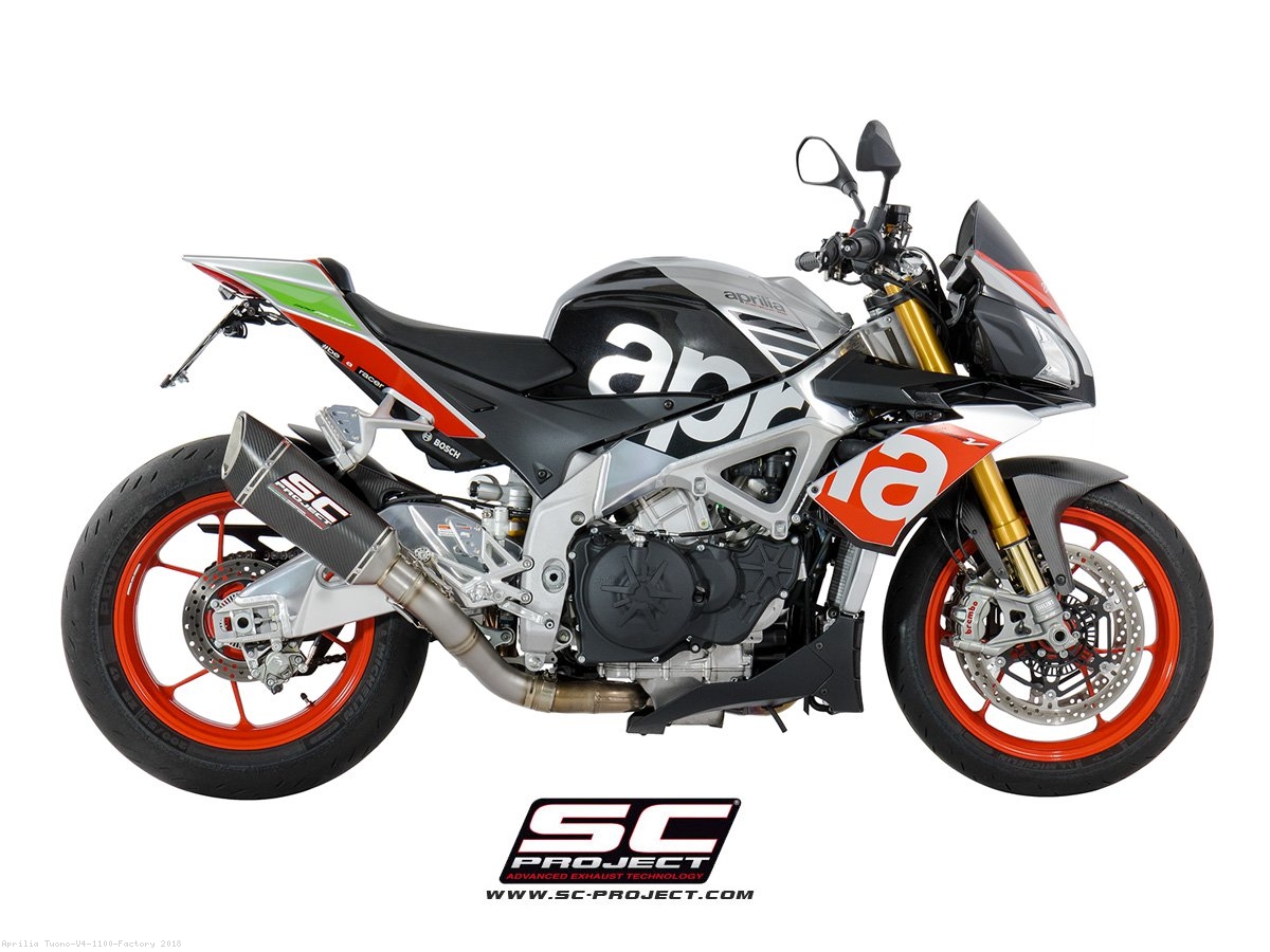 SC1 R Exhaust by SC Project Aprilia Tuono V4 1100 Factory 2018