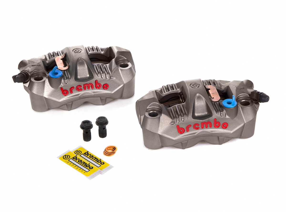  Brembo GP4RS CAST Monobloc FRONT Brake Calipers 108mm (set of 2  calipers) 220.C783.10 Newer Lighter Version of M4 Calipers : Automotive