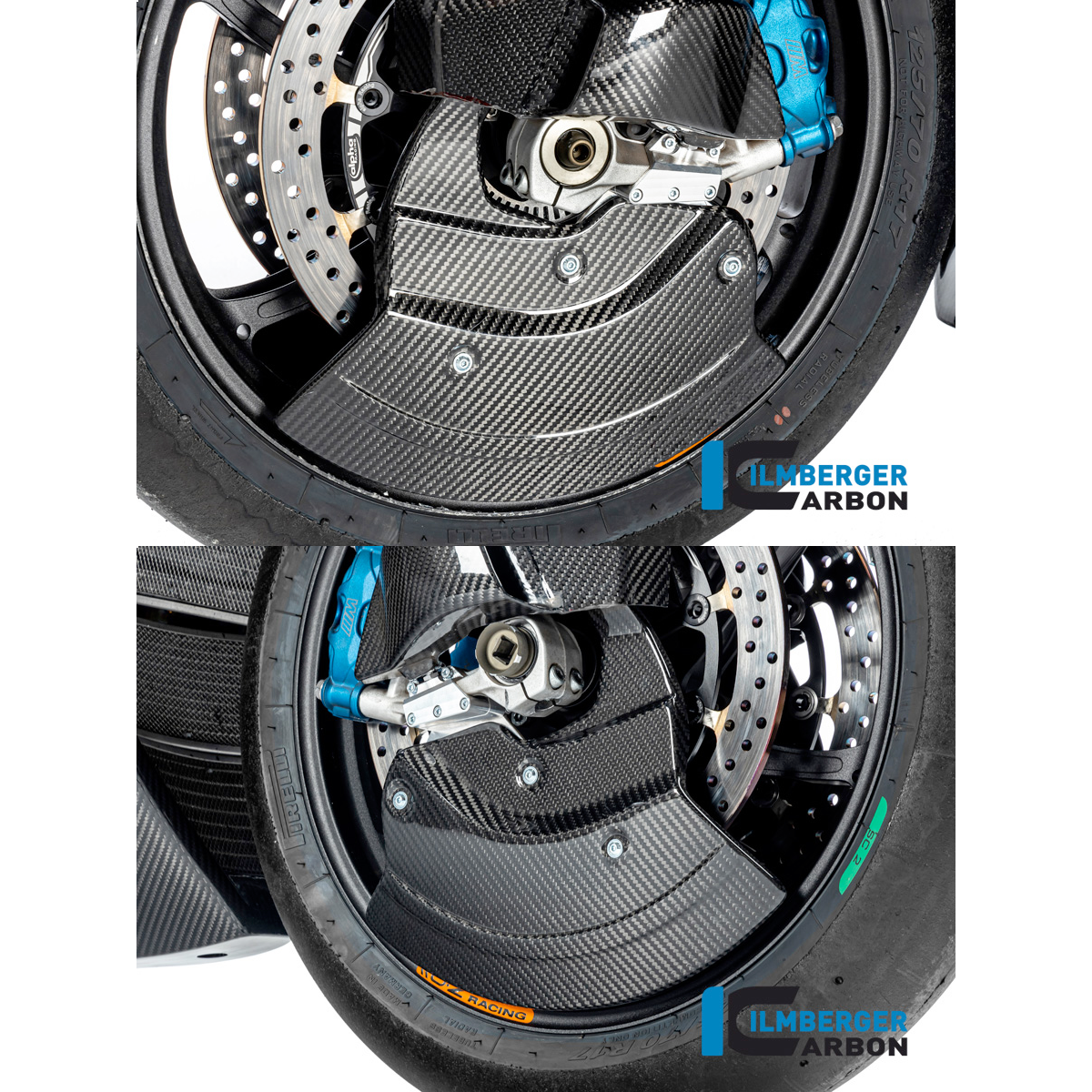 Carbon Fiber Wheel Cover Kit by Ilmberger Carbon (WCK.001.M123S.K)