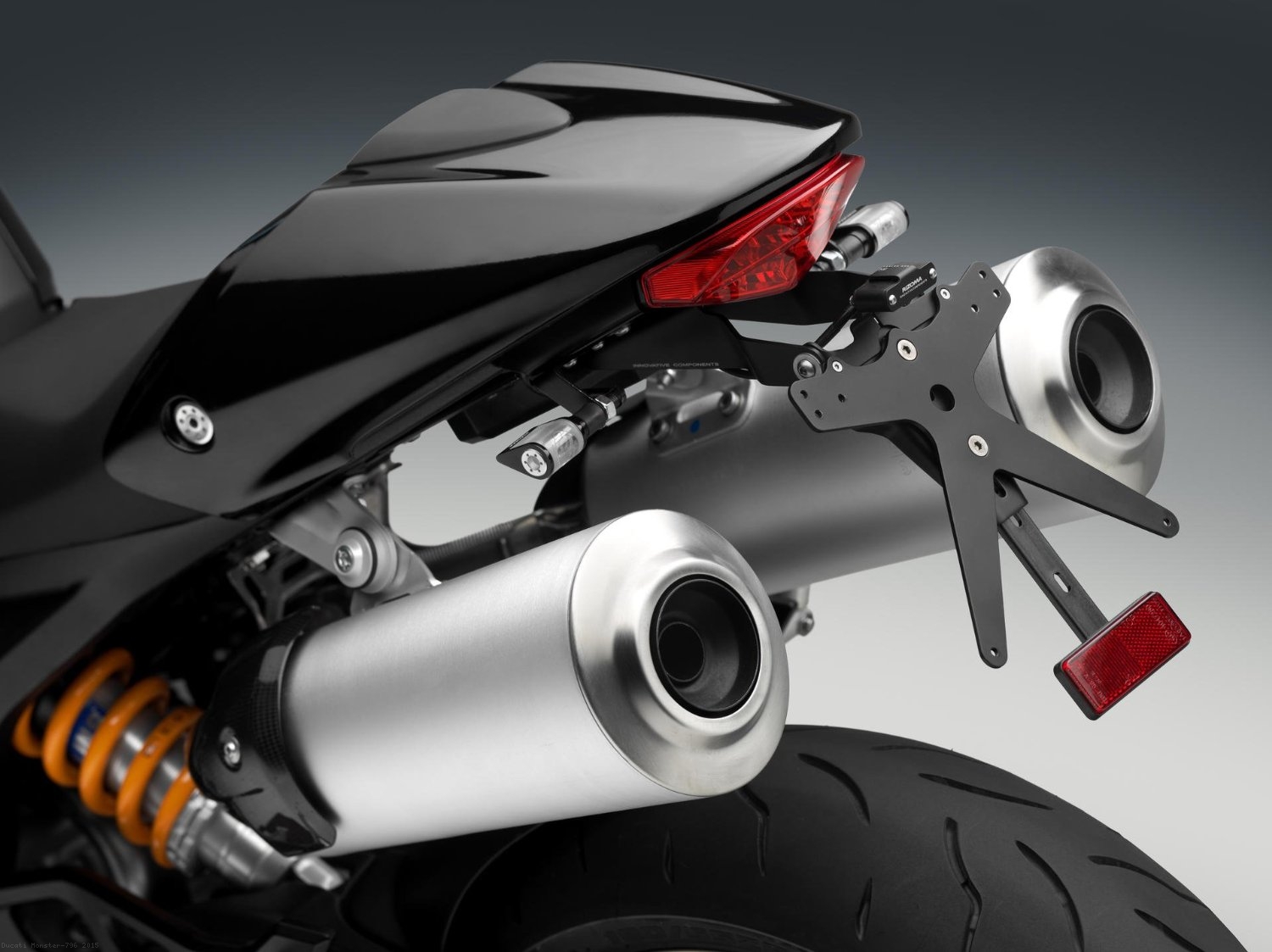 License Plate Tail Tidy Kit by Rizoma Ducati Monster 796 2015