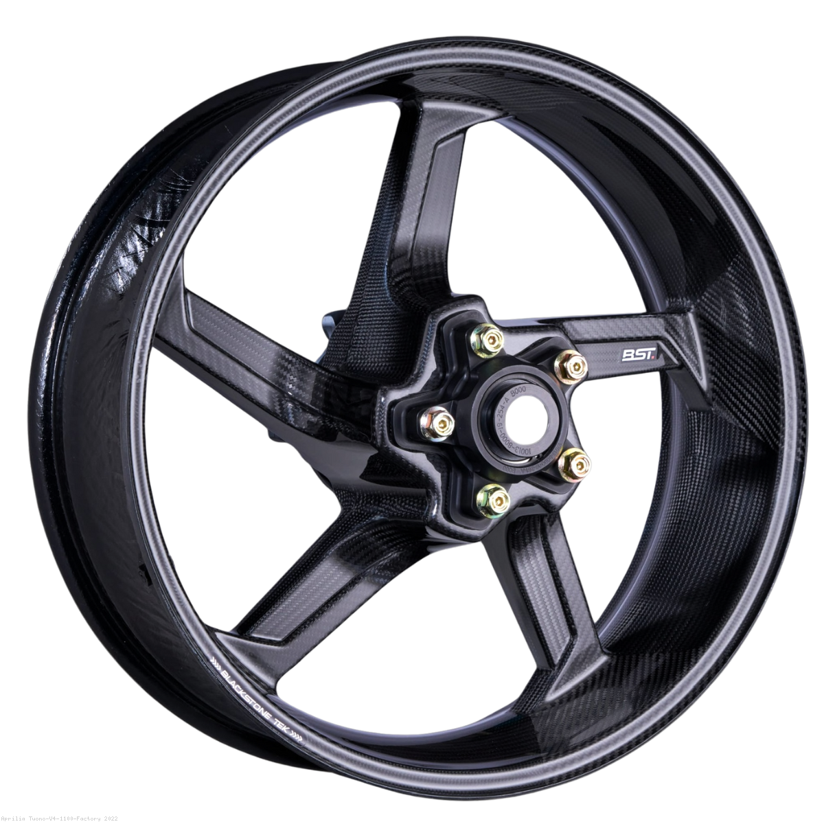 Carbon Fiber Star Tek Rear Wheel by BST Aprilia / Tuono V4