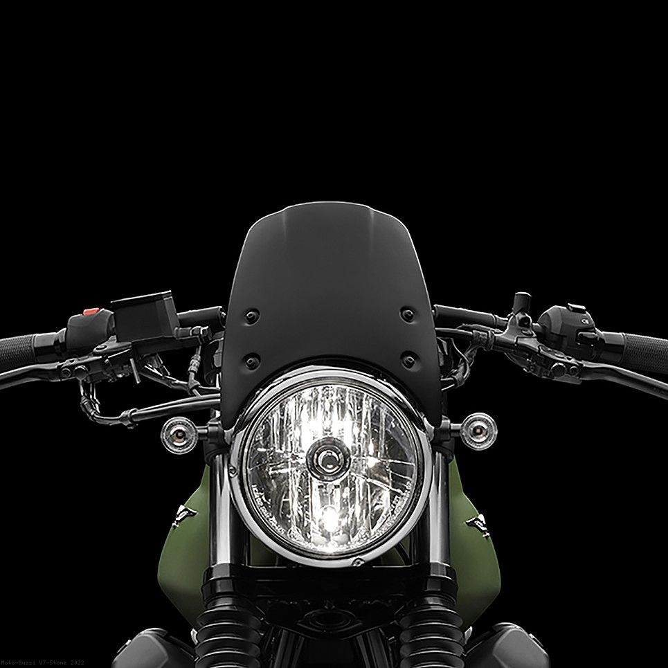 rizoma ヘッドライトカウル モトグッチv7 Ⅲ CF010 Aluminum Headlight Fairing by Rizoma Moto Guzzi / V7 Stone