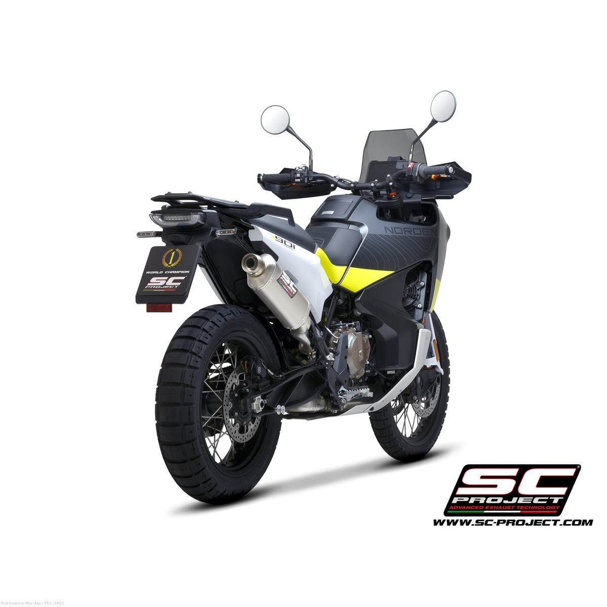 Rally Raid Exhaust by SC-Project Husqvarna / Norden 901 / 2022