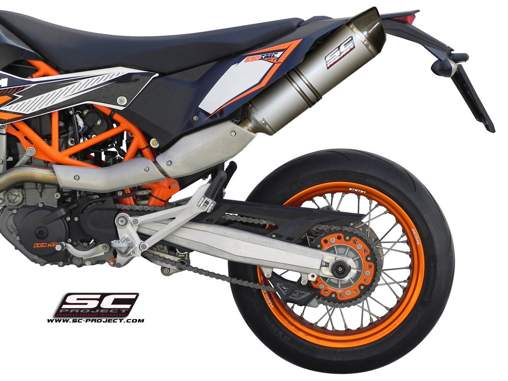Oval Exhaust by SC Project KTM 690 SMC R 2016 KTM05 02T