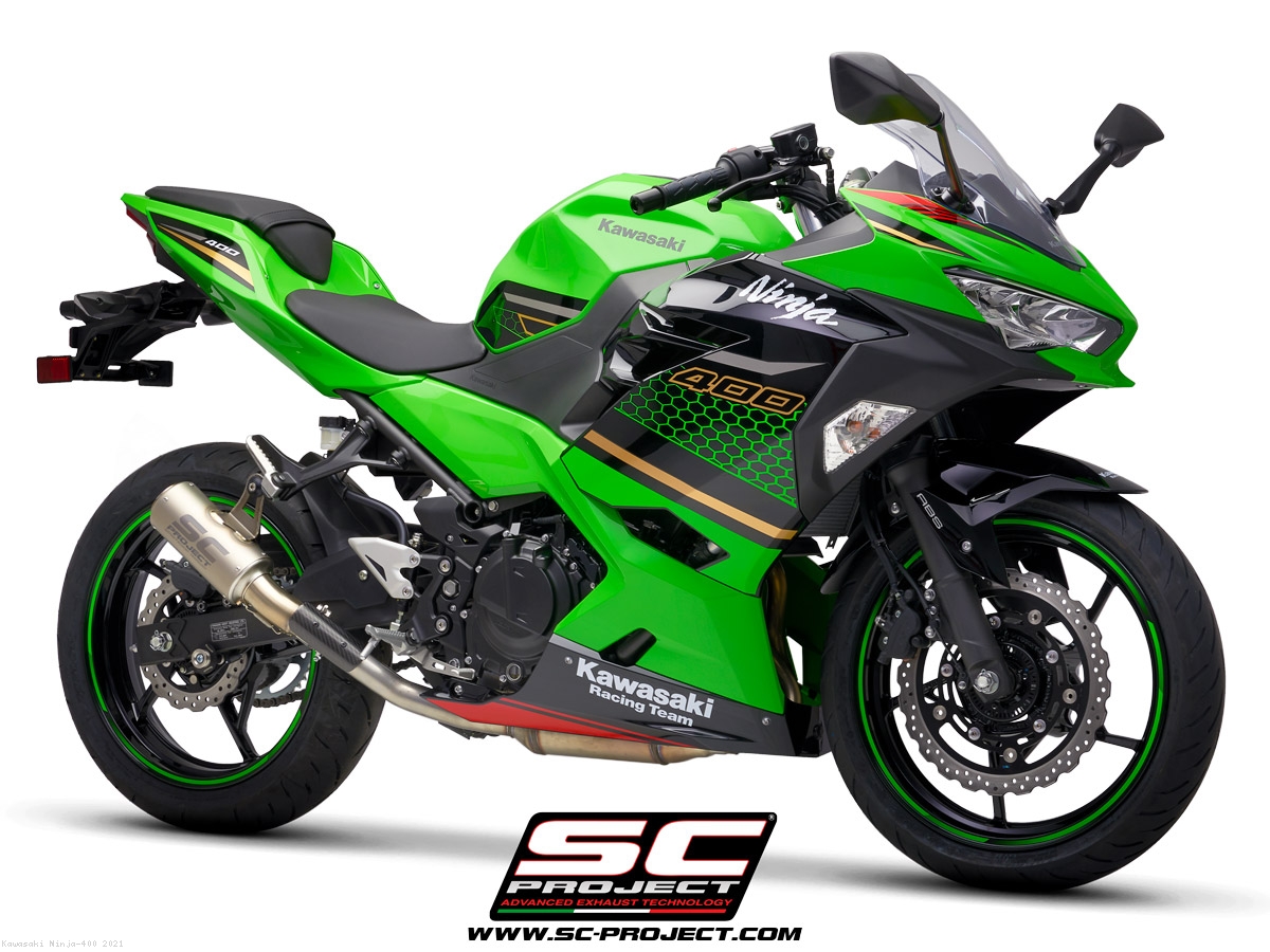 CR-T Exhaust by SC-Project Kawasaki / Ninja 400 / 2021 (K31-38T)