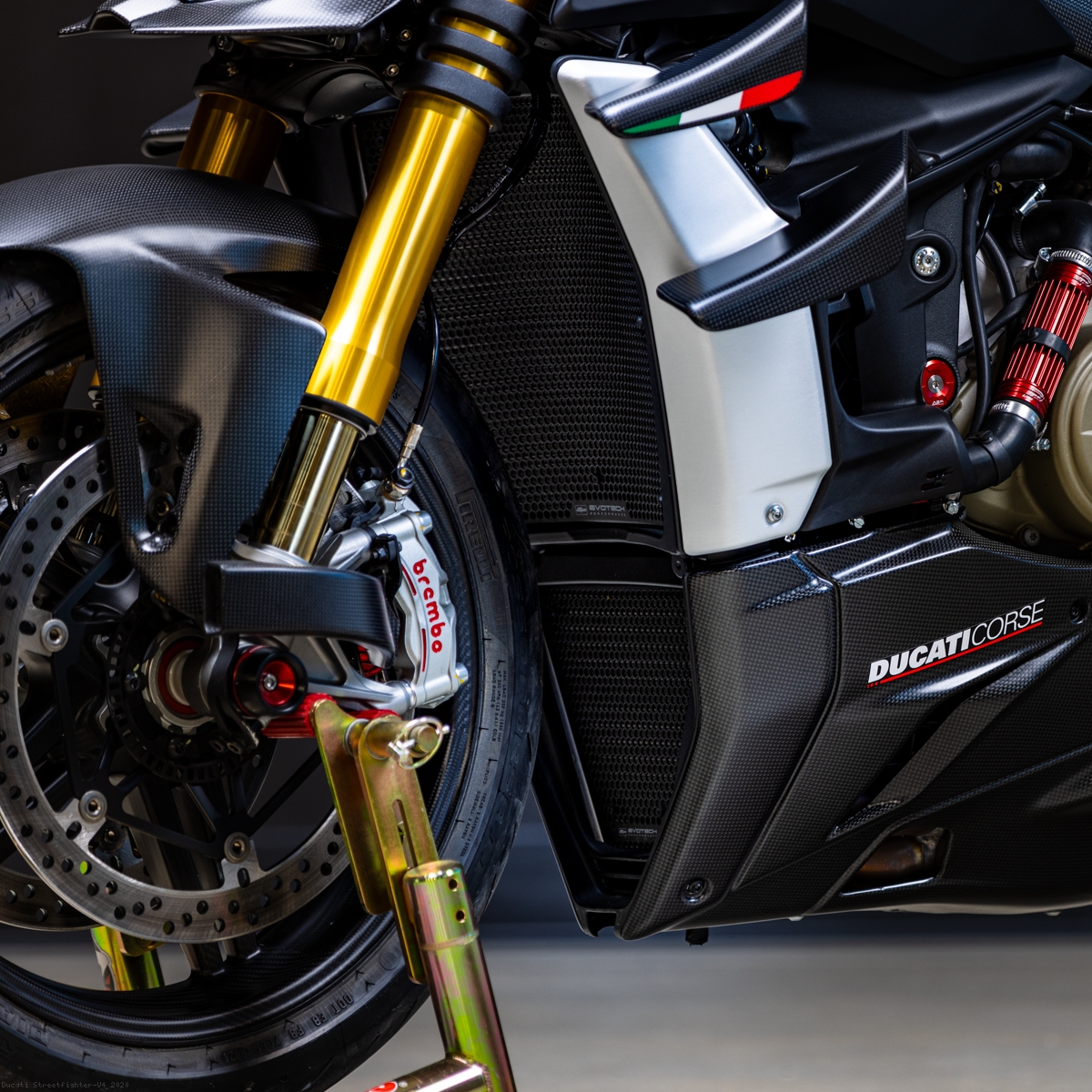 Evotech Performance Radiator & Oil Guard Kit to fit all Ducati