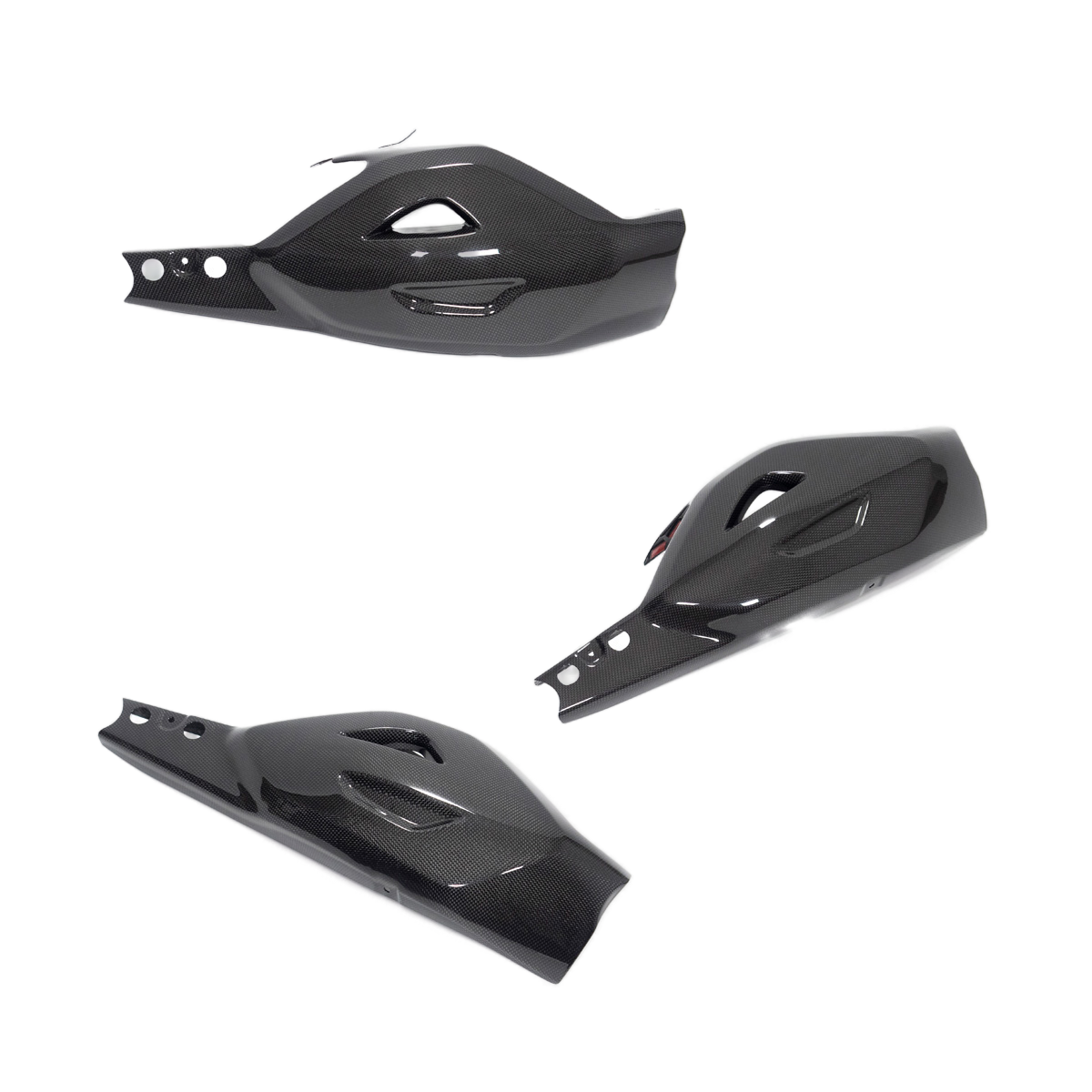 Carbon Fiber Swing Arm Cover by Ilmberger Carbon Ducati / Diavel