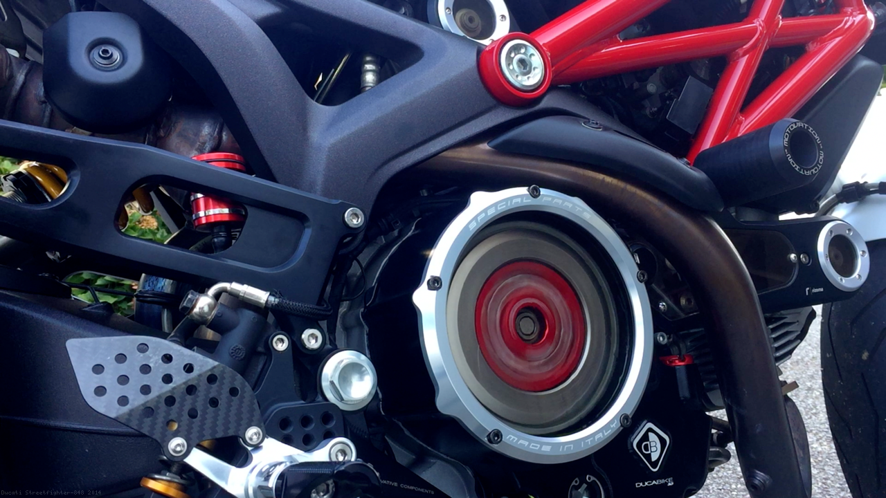 ducati 848 clear clutch cover