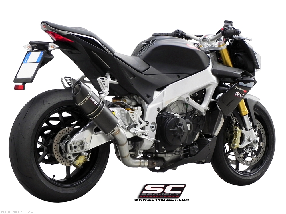 Oval Exhaust by SC Project Aprilia Tuono V4 R 2012 A06 12CM