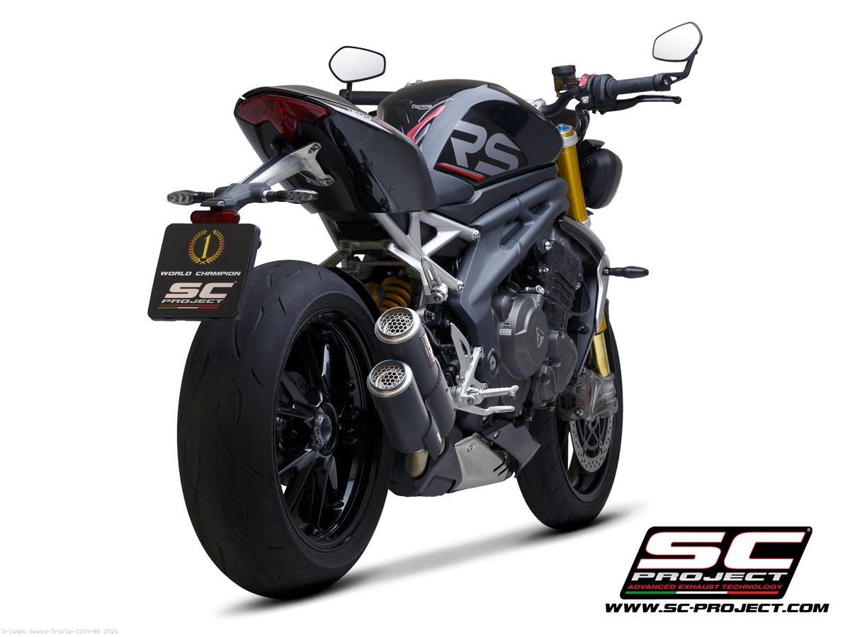 CRT Exhaust by SCProject Triumph / Speed Triple 1200 RS / 2021 (T25D38)