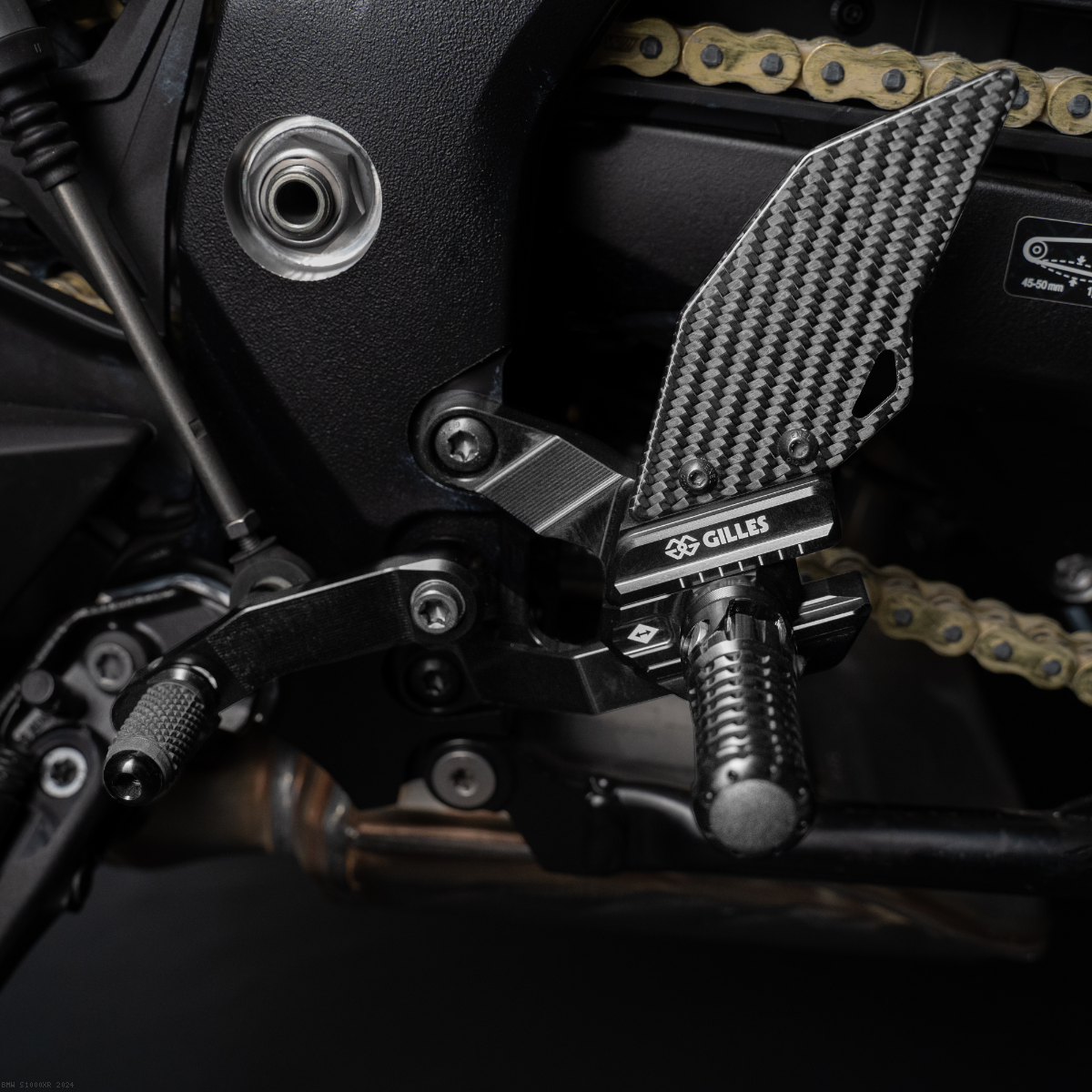 Adjustable Rearsets by Gilles Tooling BMW / S1000XR / 2024