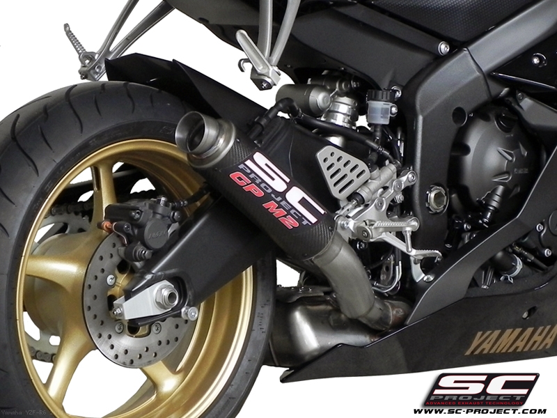 GP M2 Exhaust by SC Project Yamaha YZF R6 2011 Y04 H18C