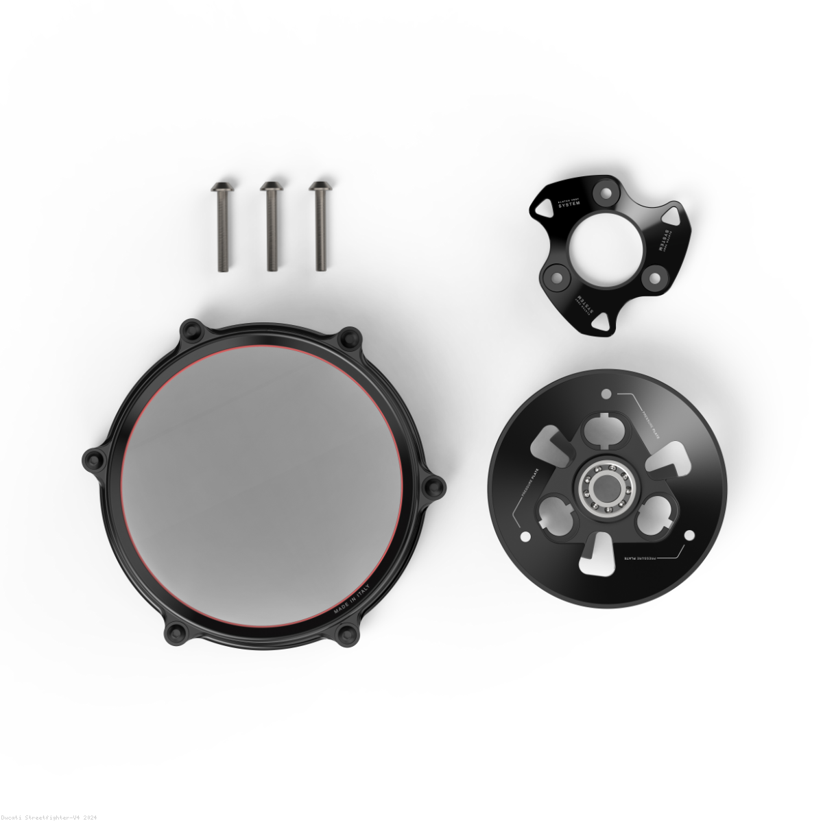 Clear Clutch Cover by Rizoma Ducati / Streetfighter V4 Clear Clutch Cover by Rizoma Ducati / Streetfighter V4