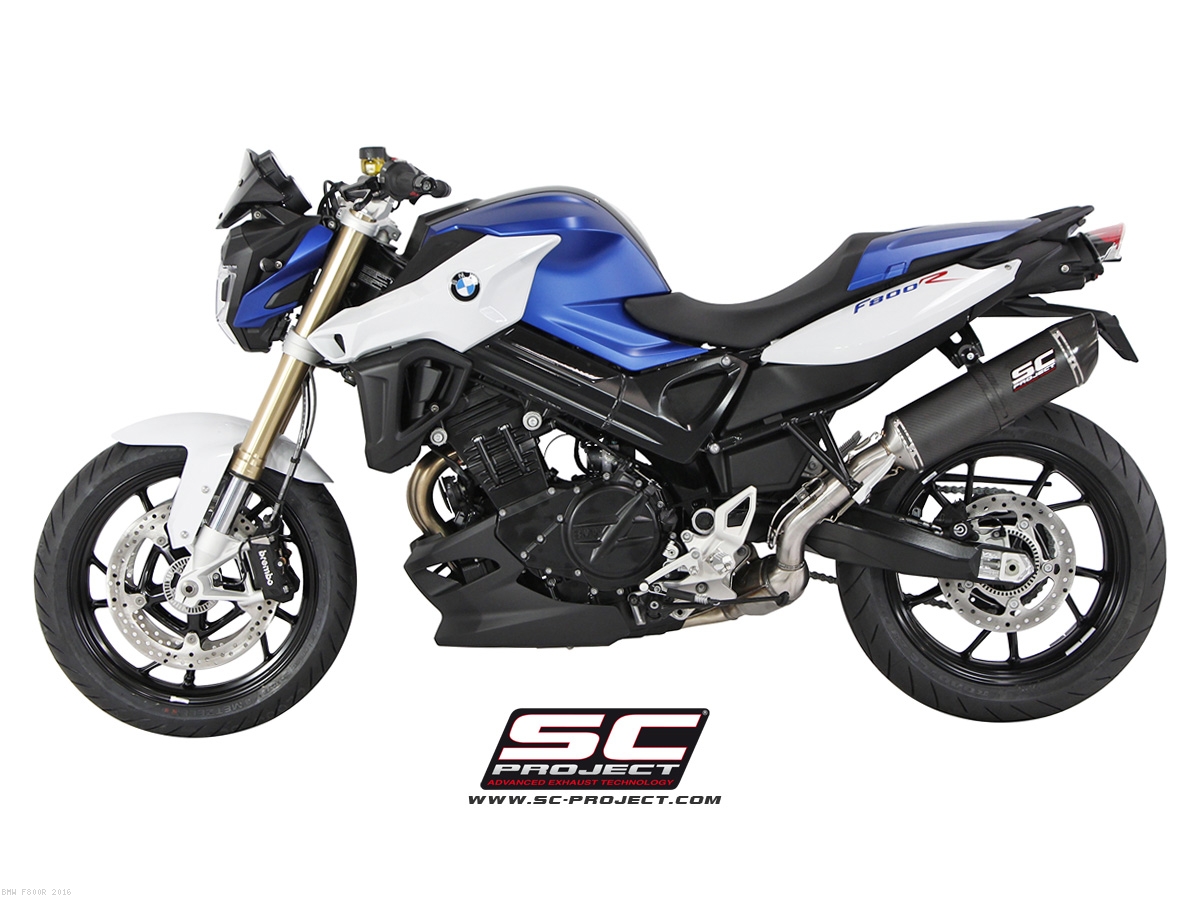 Oval Matte Carbon Exhaust by SCProject BMW / F800R / 2016 (B2102C)