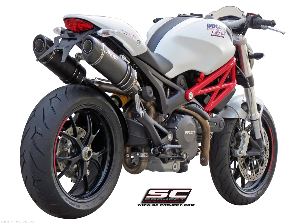 Oval Exhaust by SC-Project Ducati / Monster 696 / 2014 (D04-12)