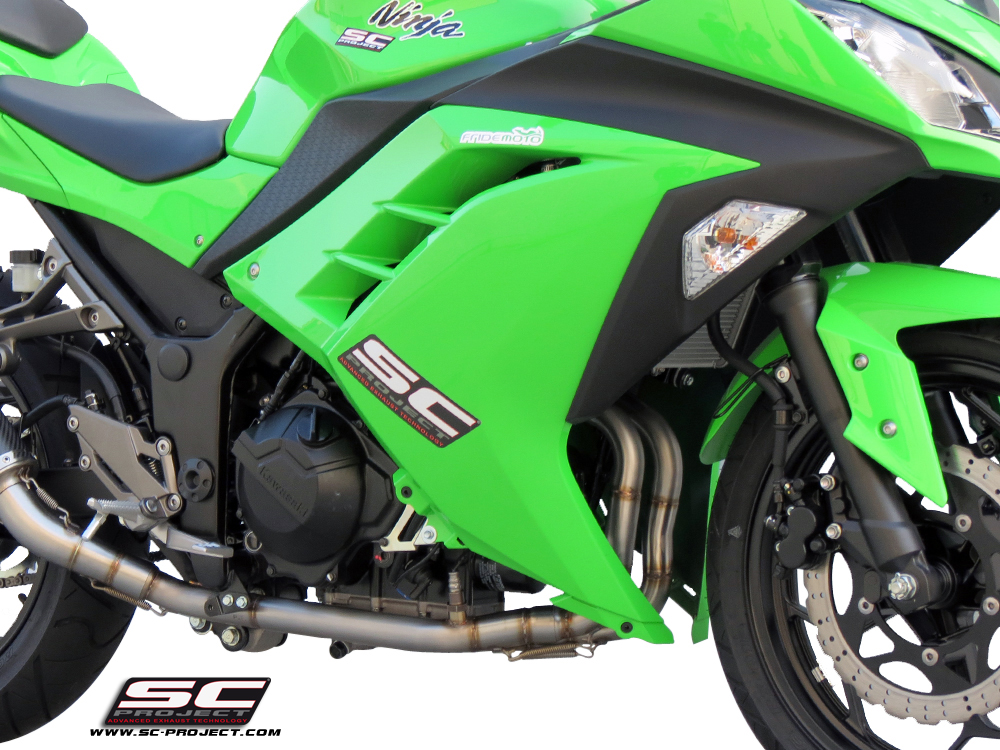 Kawasaki Ninja 300 GP M2 2 into 1 Full System Exhaust by SCProject