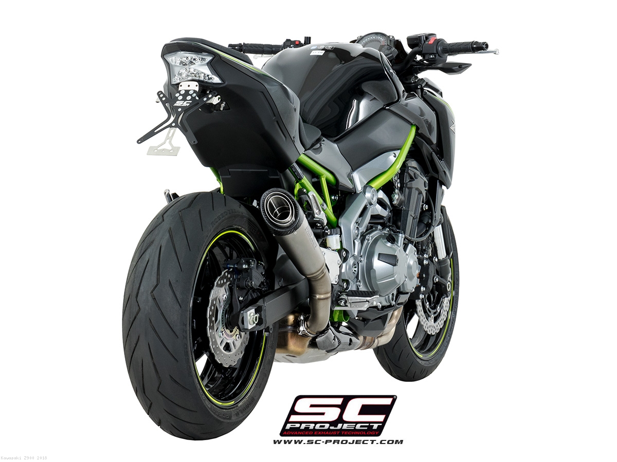 Kawasaki Z900 with SC Project full titanium exhaust and manifold #wear