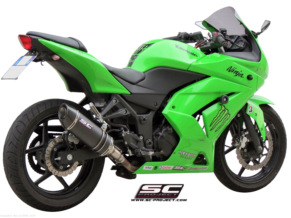 Oval Exhaust by SC Project Kawasaki Ninja 250R 2010