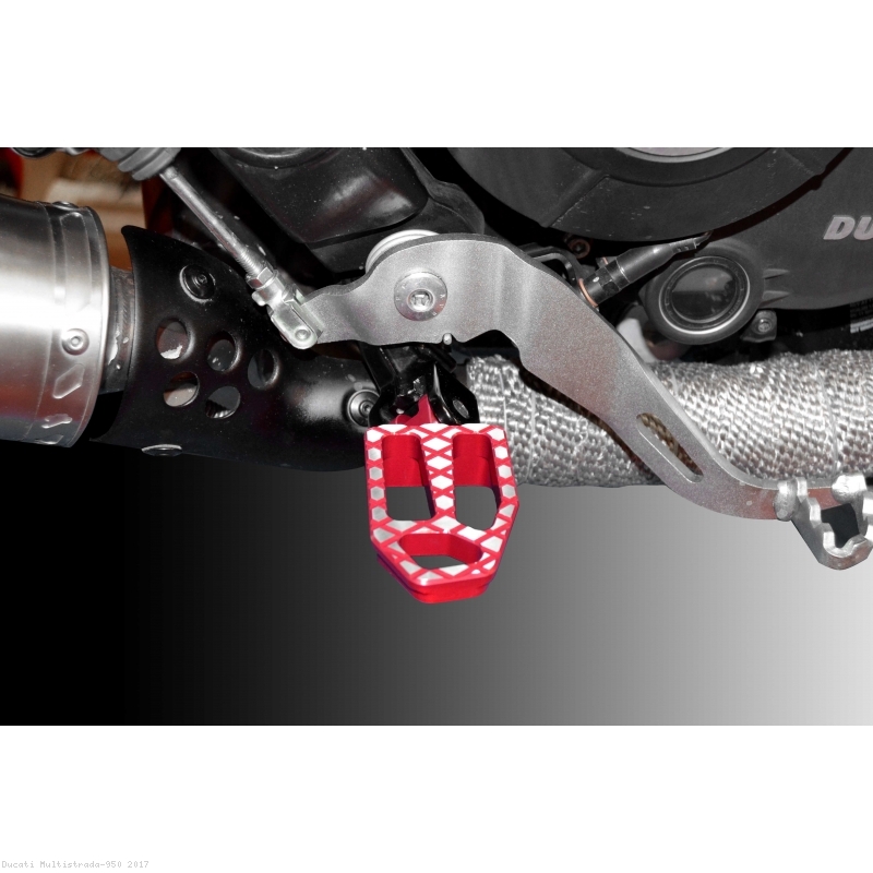Ducati Performance Steel Offroad Footpeg Kit for Multistrada 950 1200 2015-2017 