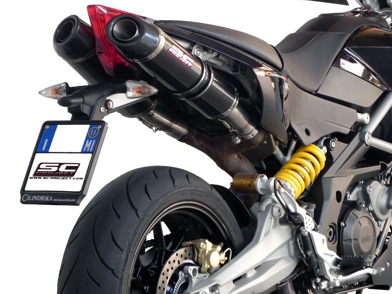 Oval Exhaust by SC Project Aprilia Dorsoduro 1200 2015 A05 01C