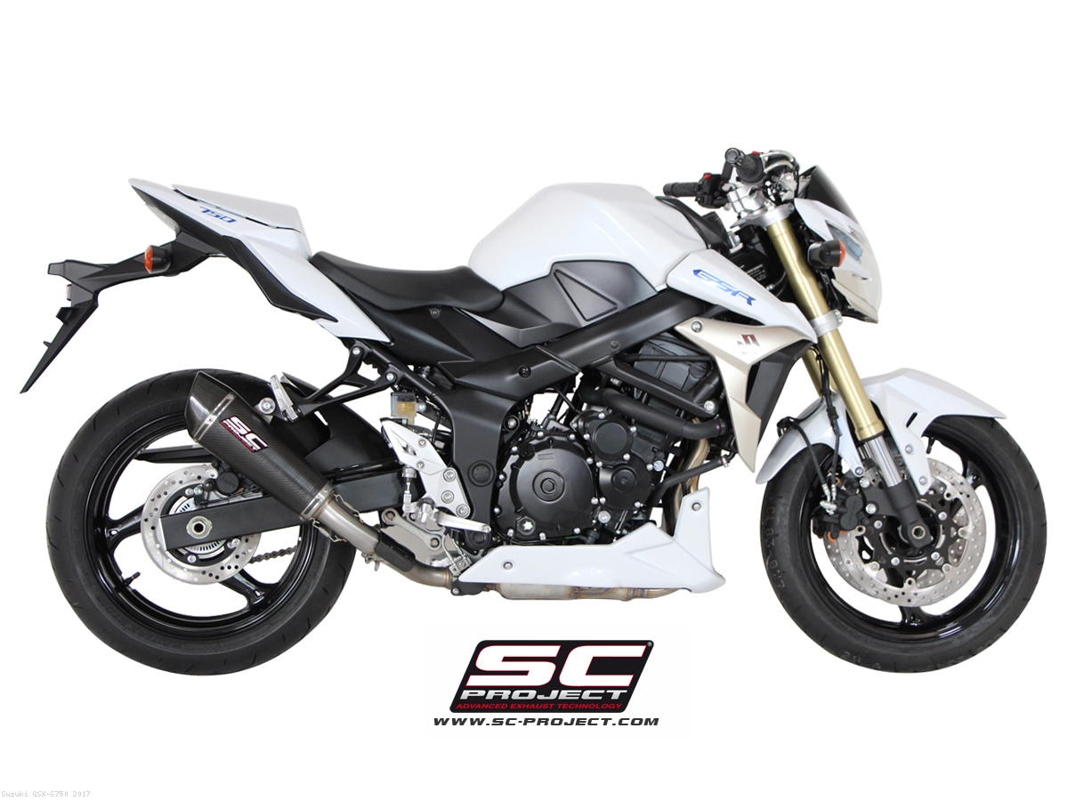 Carbon Conic Exhaust by SCProject Suzuki / GSXS750 / 2017 (S0734C)