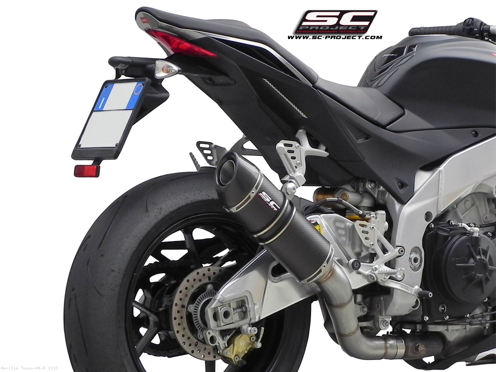 Oval Exhaust by SC Project Aprilia Tuono V4 R 2013