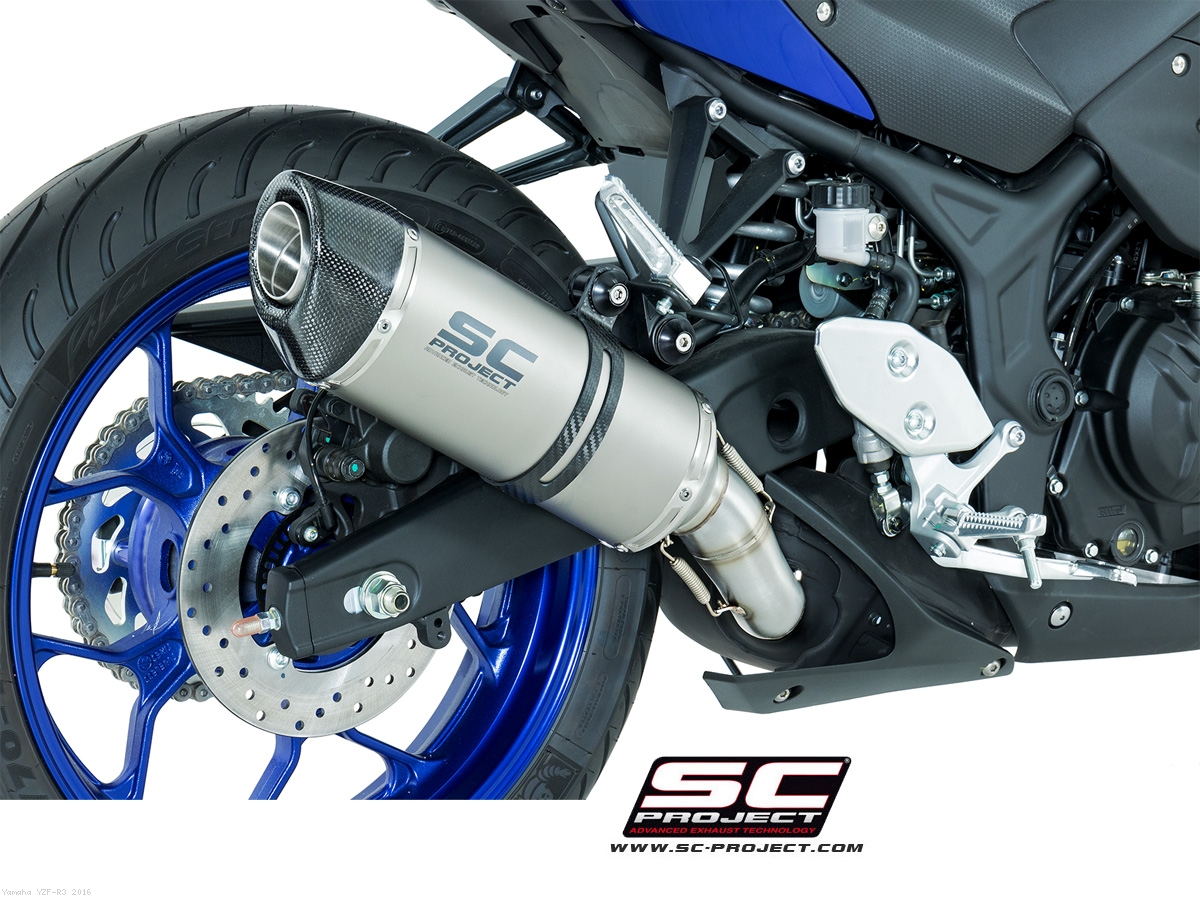 Oval Exhaust by SC Project Yamaha YZF R3 2016 Y23 12