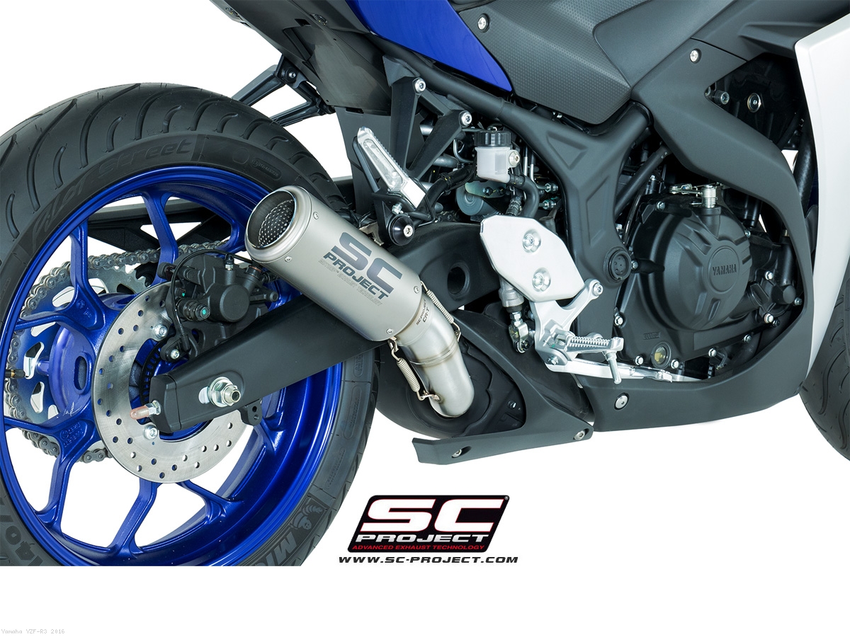 CR T Exhaust by SC Project Yamaha YZF R3 2016 Y23 38T