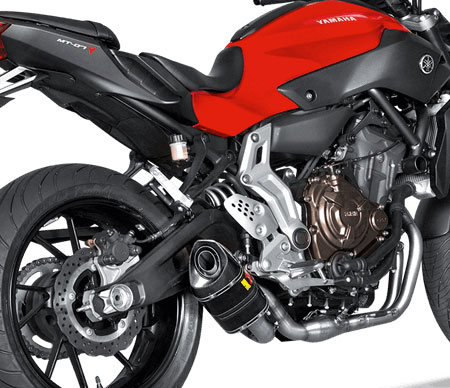 yamaha fz 07 akrapovic exhaust