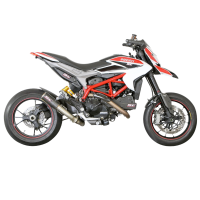 Ducati Hypermotard 821 939 CR-T Slip-On Exhaust by SC-Project D10-L38C
