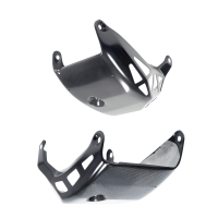 Ducati Multistrada V4 Carbon Fiber Engine Skid Plate Bellypan by Ilmberger Carbon