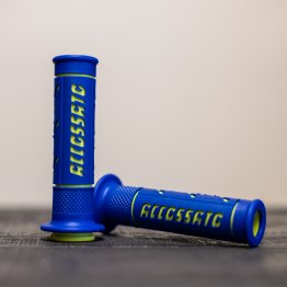 Thermoplastic rubber race compound grips by Accossato Racing