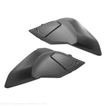 Carbon Fiber Tank Side Covers by DBK Special Parts Ducati / Hypermotard 698 Mono / 2024