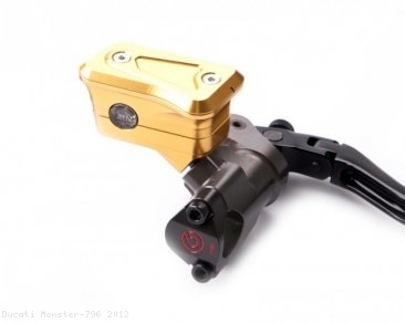 New Style Billet Brake Reservoir for Brembo Radial Master Cylinders by MotoCorse Ducati / Monster 796 / 2012