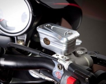 New Style Billet Brake Reservoir for Brembo Radial Master Cylinders by MotoCorse Ducati / Hypermotard 1100 / 2007