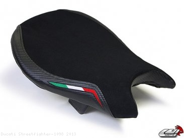 Luimoto "TEAM ITALIA SUEDE" RIDER Seat Cover Ducati / Streetfighter 1098 / 2013