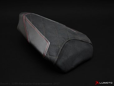 Luimoto "Diamond Edition" PASSENGER Seat Cover Ducati / 1299 Panigale Superleggera / 2017