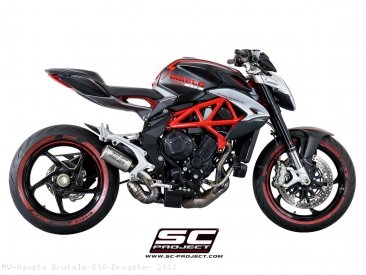 CR-T Exhaust by SC-Project MV Agusta / Brutale 800 Dragster / 2013