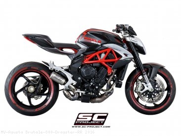 CR-T Exhaust by SC-Project MV Agusta / Brutale 800 Dragster RR / 2016
